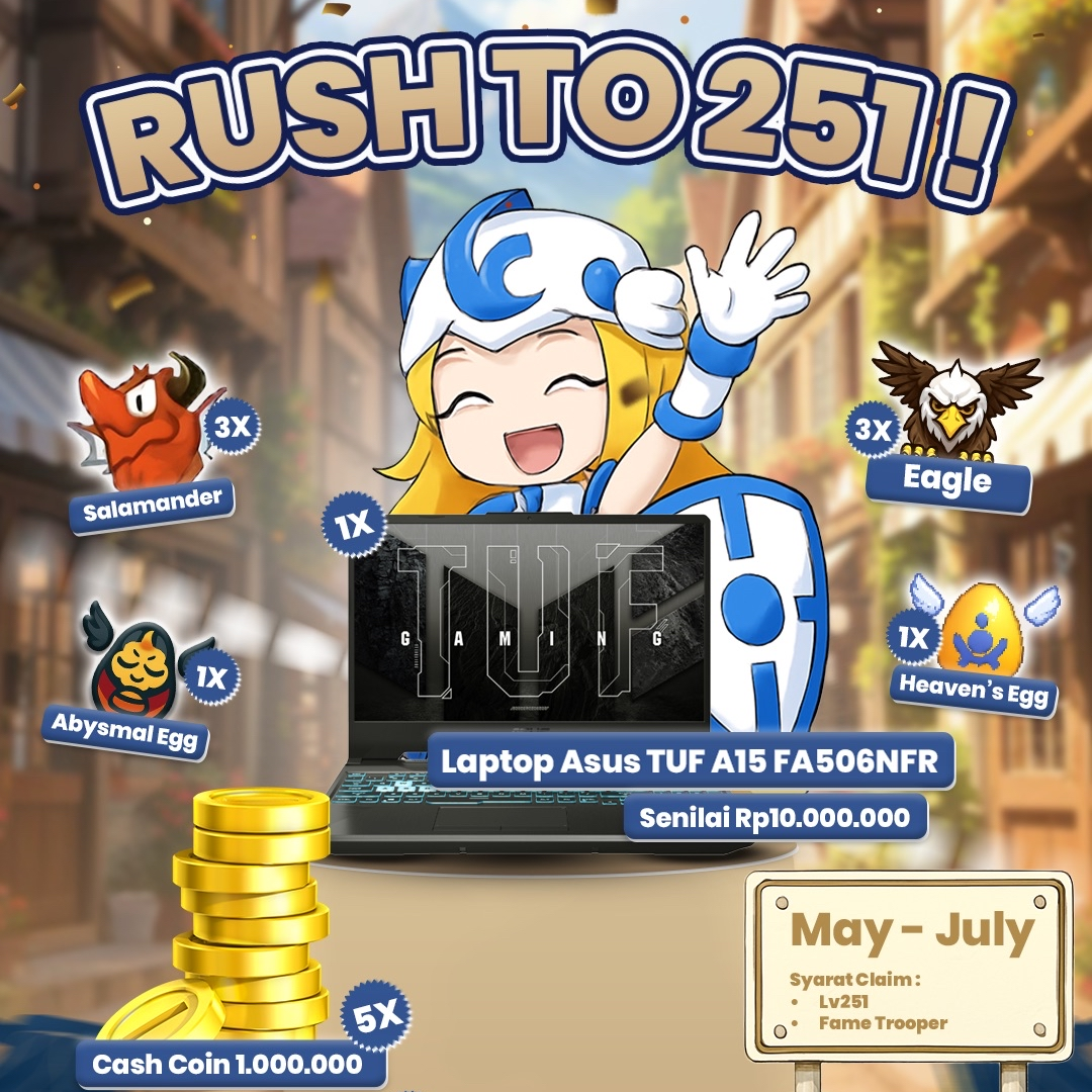 [RAFFLE] Rush to 251